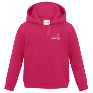 JH02B Aqualight Baby SupaSoft hoodie - Hot Pink